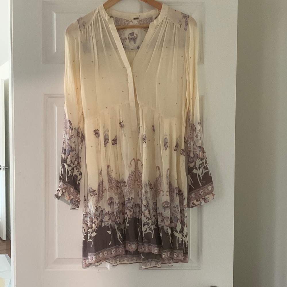 Free people mini dress with pockets size s